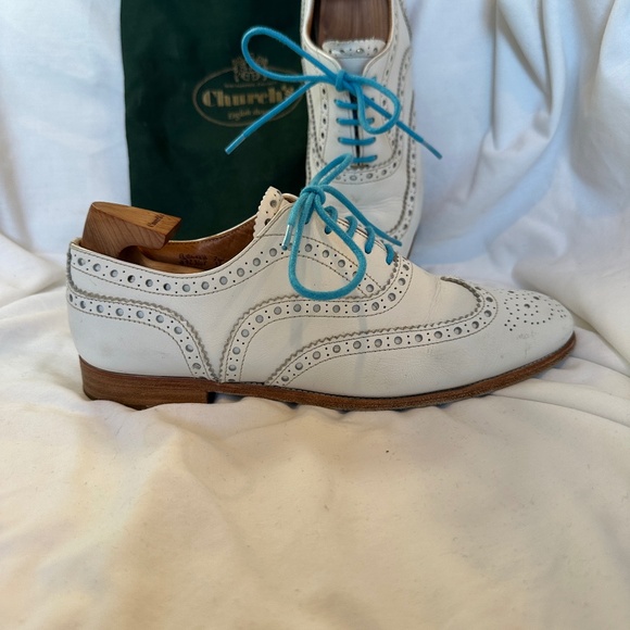 Women’s Church’s white lace-up brogue. Size 37 - Picture 3 of 11